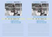 English worksheet: Forklift  lifting a forklift - Weird Jobs - 4