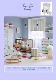 English Worksheet: The Baby Room - Vocabulary