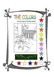 English Worksheet: The Colors