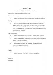 English Worksheet: Do-Does