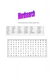 English Worksheet: Wordsearch