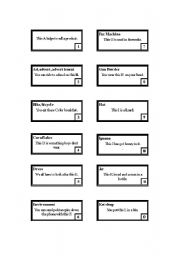 English Worksheet: The Alphabet Game