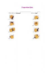 English Worksheet: Quiz