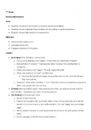 English worksheet: Emoticon Lesson Plan