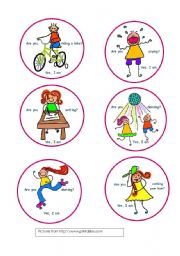 English Worksheet: memory game