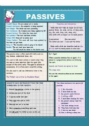 English Worksheet: passive voice