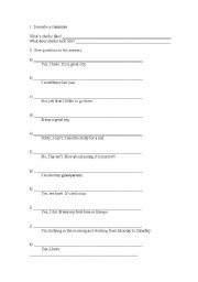 English Worksheet: Description - Present Perfect