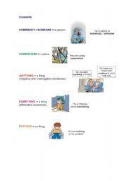 English Worksheet: compounds