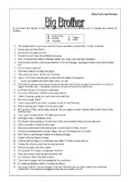 English worksheet: Only Fools & Horses - Big Brother