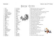 English worksheet: Spin City - Miracle Near 34th Street