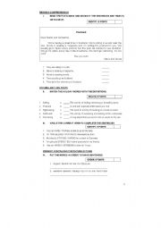 English Worksheet: Present continuous for future 1