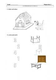 English Worksheet: Parts of the house