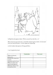 Open Season (3 part of worksheet)