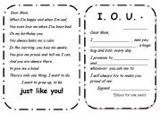 English Worksheet: Mothers Day greeting