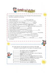 English Worksheet: Gerunds and Infinitives