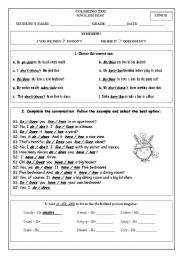 English Worksheet: Present Simple 2