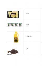 English worksheet: Foodcards 7