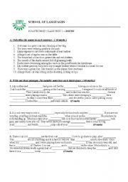 English Worksheet: NOUNS 