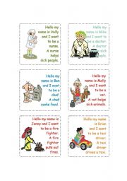 English Worksheet: Jobs speaking