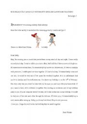 English worksheet: CONDITIONAL