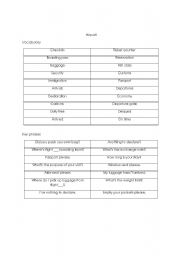 English Worksheet: At the airport 