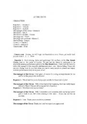 English Worksheet: theatre for children