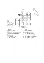 English Worksheet: PETS