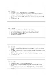 English Worksheet: Role Play - Consumerism