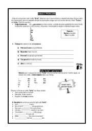 English worksheet: Personal and verb to be