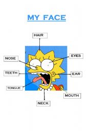 LISA SIMPSON S FACE