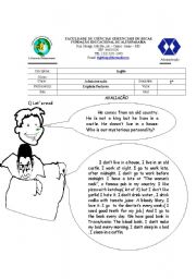English worksheet: a misterious personality