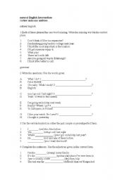 English Worksheet: interview