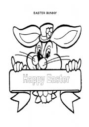 English worksheet: Easter Bunny