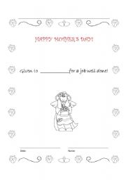 English Worksheet: HAPPY MOTHERS DAY!