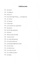 English Worksheet: Useful Expressions