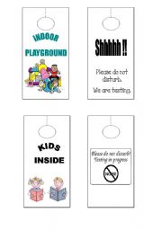 Door Hangers 2 part - EDITABLE !