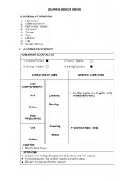 English worksheet: lesson!