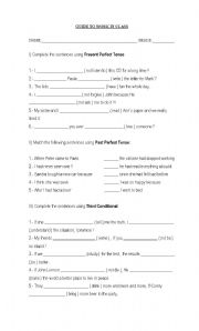 English worksheet: Guia para practicar en clases