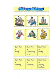 English worksheet: CAM-TOM IN ACTION SET 3