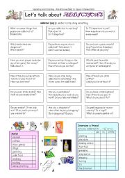 English Worksheet: Lets talk about ADDICTIONS