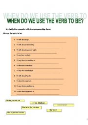 English worksheet: THE TO BE RULERS