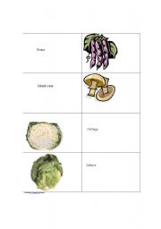 English worksheet: Food cards 1