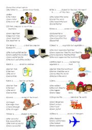 English Worksheet: Superlatives and Comparatives