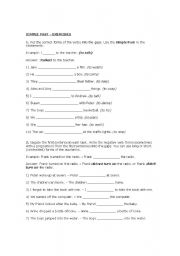 English Worksheet: Simple Past Exercises