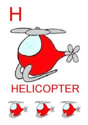 English worksheet: HELICOPTER