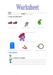 English worksheet: formative test