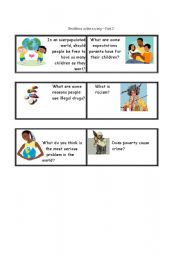 English Worksheet: Social Problems Part 2