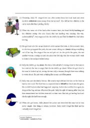 English worksheet: Readingcomprehension