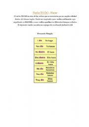 English worksheet: Verb to do