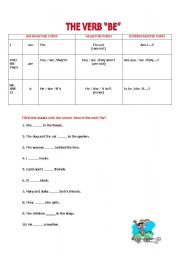 English worksheet: THE VERB 